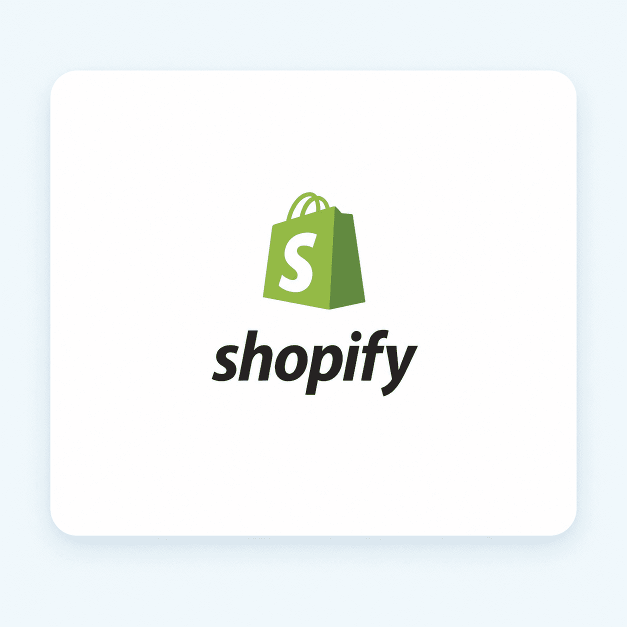 Shopify integration card