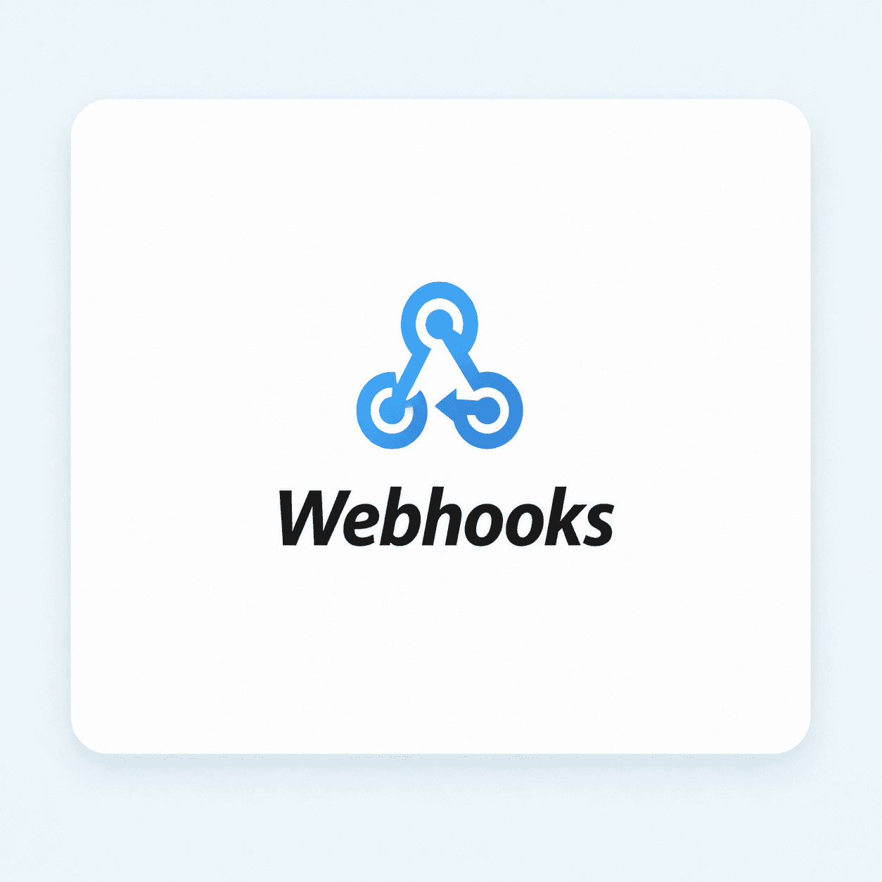 Webhooks integration card